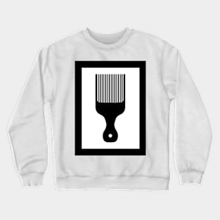 Framed Afro Pick Crewneck Sweatshirt